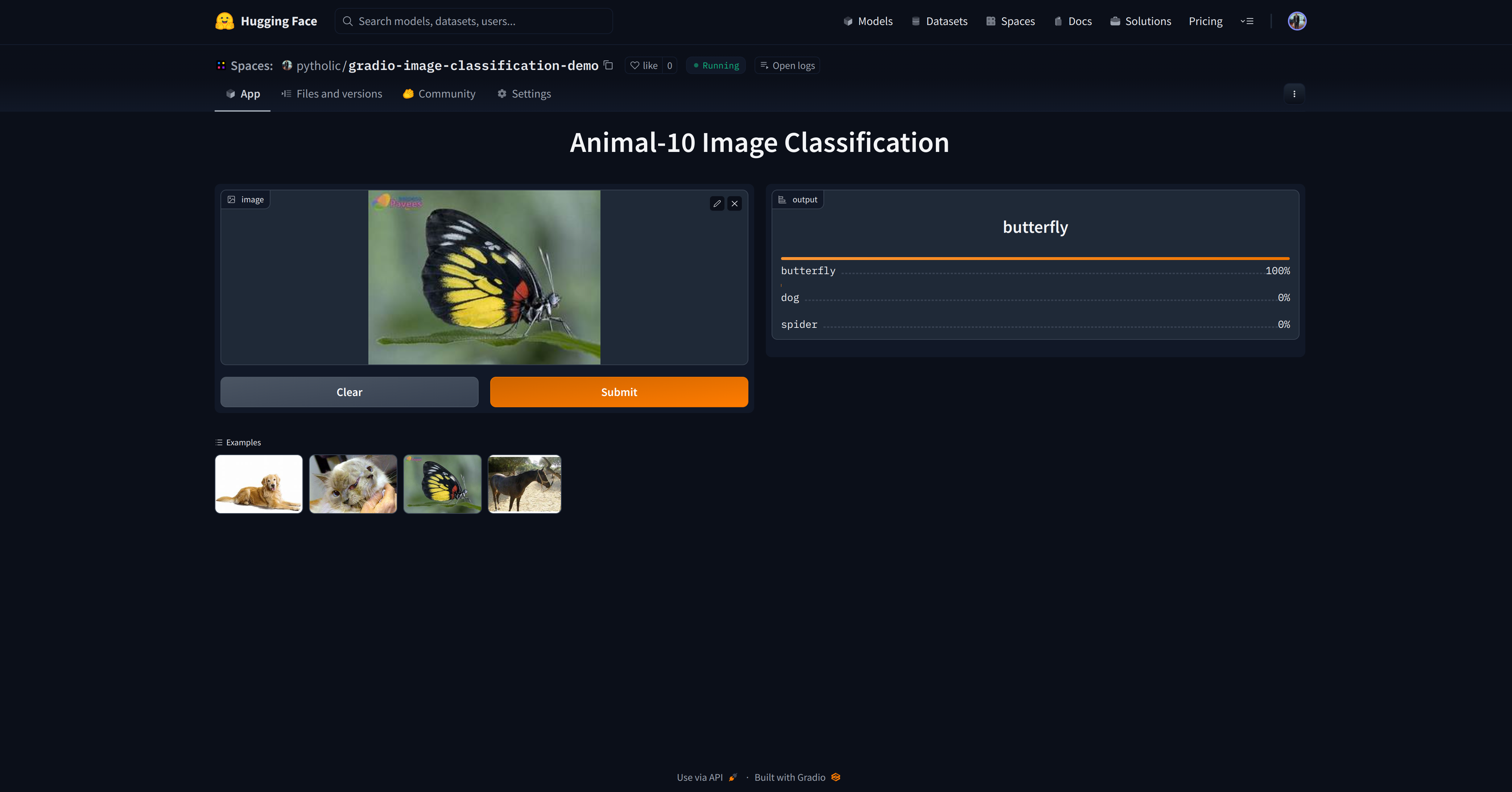 Image Classification Web App